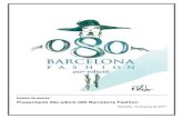 Presentació 20a edició 080 Barcelona Fashionpremsa.gencat.cat/pres_fsvp/docs/2017/06/23/15/27/54023bd2-8fc0...desestructurades, sastreria masculina, barreja de materials tradicionals