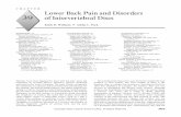 Lower Back Pain and Disorders of Intervertebral Discs ... · CHAPTER 39 Lower Back Pain and Disorders of Intervertebral Discs Keith D. Williams Ashley L. Park Epidemiology, •••