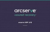 arcserve UDP 소개 - 주식회사 시큐오션secuocean.com/brochure/Arcserve_RHA.pdfArcserve UDP(RHA) 주요특징–Assured Recovery Test 8 개요 실시간복제중단없이복제서버에서업무시