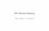 AP World History - swcta.net World History/APWorldSem1.pdf · characteristics that are critical for a ... • Compare the medieval West from 1000 to ... civilizations in the Middle
