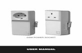 USER MANUAL - msdist.co.uk · The GSM power socket has two levels of control. Master User: Only the master user has authorisation to use all the features of the GSM power socket.