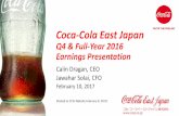 Coca-Cola East Japan · resulted in positive gross profit from volume, price & mix ... Girls Festival Cross Brands Promotion Setsubun Eho-maki Products