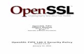 OpenSSL FIPS 140-2 Security Policy - NIST · OpenSSL FIPS 1402 Security Policy Acknowledgments The OpenSSL Software Foundation (OSF) serves as the "vendor" for this validation. Project