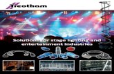 Solutions for stage lighting and entertainment industries€¢ Ideal for suspended lighting and speaker trusses ... • Even very heavy cable loads can be guided ... • Plastic Push