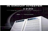 IN CIRCUIT HiTESTER 1220 - 首页｜HIOKI-日置(上海) 商 …€¦ ·  · 2017-11-20IN CIRCUIT HiTESTER 1220 1220-00 / 1220-01 / 1220-02 / 1220-11 ... limitations, you can now