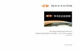 NAVIGON 2100 | 2110 max€¦ · 8 herunterladen können. Anwenderhandbuch NAVIGON 2100 | 2110 max - 10 - Bevor Sie beginnen Hinweis: Die Speicherkarte muss während der ...