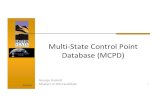 Multi State Control Point Database (MCPD)giscenter.isu.edu/Research/Techpg/GC/pdf/MCPD_IGUC.pdfMulti‐State Control Point Database (MCPD) 3/22/2013 1 George Haskett Masters in GIS
