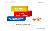 Informe Temático N° 2 Síndrome de Down en el Perú” ·  · 2016-07-27Elaboración del Informe: Ghandira Castro Vela, ... El síndrome de Down constituye una anomalía congénita