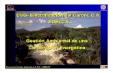 CORPORACION VENEZOLANA DE GUAYANA CVG ...satelliteconferences.noaa.gov/Miami04/docs/weds/Gestion...CORPORACION VENEZOLANA DE GUAYANA Gerencia de Gestión Ambiental de C.V.G. - EDELCA