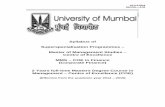 Syllabus of Master of Management Studies MMS - Mu Finance-Centre of Excellence... · Master of Management Studies – Centre of Excellence MMS ... Theory Paper No of Credits 1 Perspective