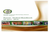 Parent - Student Handbook SY 2017 - 2018€¦ ·  · 2017-08-15communication between our parents and our teachers. ... Welcome Letter from Administration ... RAZ-Kids and common