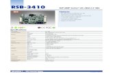 NXP ARM Cortex -A9 i.MX6 2.5 SBC NEW - Advantechadvdownload.advantech.com/productfile/PIS/RSB-3410/Product...RISC Computing Platforms eatres ®NXP ARM Cortex®-A9 i.MX6 Dual Lite 1