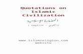 Quotations on Islamic Civilization - IslamHouse.com · Web viewTitle Quotations on Islamic Civilization Subject Quotations on Islamic Civilization Author website Keywords Quotations