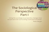 The Sociological Perspective Part I - amyglenn.comamyglenn.com/SOCI/The Sociological Perspective Part I.pdf•marital status •global perspective: ... •Karl Marx (1818-1883) ...