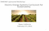 Electric Energy Systems Curriculum for Sustainabilitypeople.ece.umn.edu/groups/power/faculty_workshops/Feb12_napa/... · Electric Energy Systems Curriculum for Sustainability . 1
