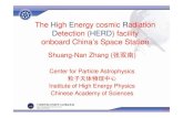 The High Energy cosmic Radiation Detection (HERD) facility …herd.ihep.ac.cn/docs/HERD 1st international workshop... ·  · 2014-11-281/35 The High Energy cosmic Radiation Detection