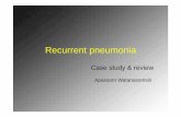 Case study & review - thaipedlung.org · 60 ครั้ง 2-12 เดือน >50 ... • NP swab C/S: – N H. influenzae ... สะดวก ไม