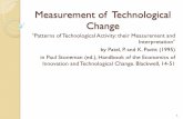 Measurement of Technological Change - Ki??isel …kisi.deu.edu.tr/yesim.ucdogruk/ECO 4213/eco4213_chp6.pdfMeasurement of Technological Change “Patterns of Technological Activity: