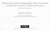 Second Edition and Language Processing An Introduction to Natural Language Processing, Computational Linguistics, and Speech Recognition Second Edition ition Daniel Jurafsky Stanford