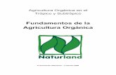 Fundamentos de la Agricultura Orgánica³n Naturland, 1ª edición 2000 pagina 3 2.2. Nutrición del suelo A diferencia de la agricultura convencional, en la agricultura ecológica