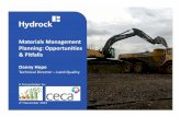 Materials Management Planning: Opportunities Pitfalls€¦ · Materials Management Planning: Opportunities & Pitfalls Danny Hope Technical Director –Land Quality A Presentation