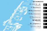 Owner’s Manual Klarinette - usa.yamaha.com · 13 Clarinet Owner’s Manual Precautions Please read before using The precautions given below concern the proper and safe use of the