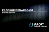 PROFI KUNDENWEBCAST · • SAP ERP 6.0 EHP7 ... • Quick system copy/refresh from existing landscapes on Nutanix ... both Windows and Linux OS and fully supported.