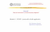 Modulo 6 TCP/IP : i protocolli a livello applicativoreting/reti6BA_IPapp_15.pdfISO-OSI e TCP/IP OSI Application Presentation Session Transport Network Data Link Physical Non Specificati