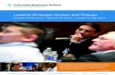 Leading Strategic Growth and Change€¦ · Leading Strategic Growth and Change ... Leading Strategic Growth and ChangeLeading Strategic Growth and Change Program ... based on your