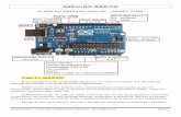 PLACA DO ARDUINO UNO R3 – FRONT VIEW - … hardware do Arduino é baseado nos microcontroladores AVR da Atmel, particularmente o ATmega 328 (Arduino UNO) e o ATmega 1280 (Arduino