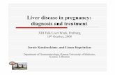 Liver disease in pregnancy: diagnosis and treatment · Liver disease in pregnancy: diagnosis and treatment XIII Falk Liver Week, ... Lucena et al. Gastroenterology 2003; ... CA [µmol/l]