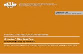 Social Statistics Statistika Sosial - staff.unila.ac.idstaff.unila.ac.id/fahmitarumanegara/files/2017/03/STATISTIKA-2016... · • Statistika univariat, bivariat, multivariat ...