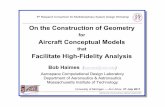 On the Construction of Geometry - University of Michiganmdolab.engin.umich.edu/MDO_Workshop_2011/Agenda_files/Haimes_… · On the Construction of Geometry for Aircraft Conceptual