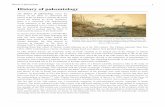 History of paleontology - 北海道大学 · History of paleontology 1 ... This would encourage early evolutionary theories on ... Europe began to establish extensive collections