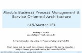 Module Business Process Management & Service …users.polytech.unice.fr/~occello/SOA/intro_bpm.pdf · Module Business Process Management & Service Oriented Architecture SI5/Master