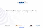 Formation des enseignants de - European Commissionec.europa.eu/.../education/library/reports/tvet-africa-report_fr.pdf · 5.3.4. Conseils stratégiques pour le développement de la