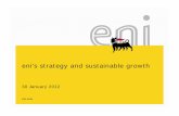 eni’s strategy and sustainable growth - 30 January 2012 · enieni s strategy and sustainable growth’s strategy and sustainable growth 30 ... on capital in line with eni ... industry