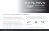 Selling the Genesys Way with LinkedIn Solutions Genesys Case Study “Sales Navigator influenced 49% of the deals closed by our sales reps who use the platform." Diane Demeester Vice