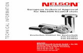 European Technical Approval - About Nelson ·  European Technical Approval ... The steel plate with cast-in Nelson-headed studs consists of one or more headed studs