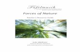 Forces of Nature v.5 - Tafelmusik of Nature Teacher’s ... Create Your Own Pond Song ... baroque ensemble I Furiosi and the Eybler Quartet, period ...