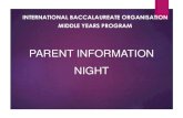 PARENT INFORMATION NIGHT Chuẩn bịhọc sinh để: •Biết tiếp cận, phê bình và đánh giá thông tin •Có khảnăng làm việc phối hợp với nhiều người