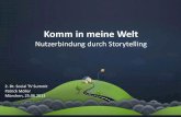 Komm in meine Welt - Medienkalender Bayern Events · Komm in meine Welt Nutzerbindung durch Storytelling 2. Dt. Social TV Summit . Patrick Möller . München, 25.06.2013 . ... Game