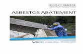ASBESTOS ABATEMENT - ᐊᖏᕐᕋᖅ | WSCC Abatement... · The Asbestos Abatement code of practice corresponds to the Northwest Territories and ... Northwest Territories and Nunavut