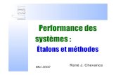 Performance des systèmes - Département Informatique ...deptinfo.cnam.fr/Enseignement/CycleSpecialisation/ISA/...Facteurs de la performance des processeurs Équation de base de la