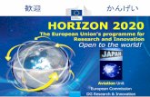 HORIZON 2020 - SUstainable Network for Japan … Commission - Perez...HORIZON 2020 The European Union's ... •Electrification of systems •Environment Control Systems •Anti-icing