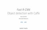 Fast R-CNN Object detection with Caffetutorial.caffe.berkeleyvision.org/caffe-cvpr15-detection.pdf · Goals for this section •Super quick intro to object detection •Show one way