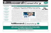 Country - Billboard · ’s Top Country Albums chart — and his sec - ond No. 1 on the Billboard 200 — with . Old Boots, ... the hymn “I Have Decided to Follow Jesus” and slid