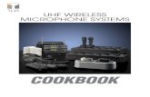 UHF WIRELESS MICROPHONE SYSTEMS - TOA株式会社 · UHF WIRELESS MICROPHONE SYSTEMS COOKBOOK. TOA has added a new dimension of convenience to the 5000 Series ... RF AF Setting CHANNEL