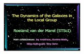 The Dynamics of the Galaxies in the Local Group Roeland ...marel/talks/LGcolo1.pdf · The Dynamics of the Galaxies in the Local Group Roeland van der Marel (STScI) Main collaborators:
