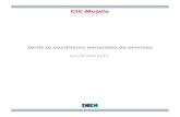 CIC Mobile · SMS/MMS illimités WEB 3G+ : 500 Mo(2) (Inclus) Appels illimités en France métropolitaine et vers les ﬁ xes de l’Union Européenne, Suisse, Andorre ...